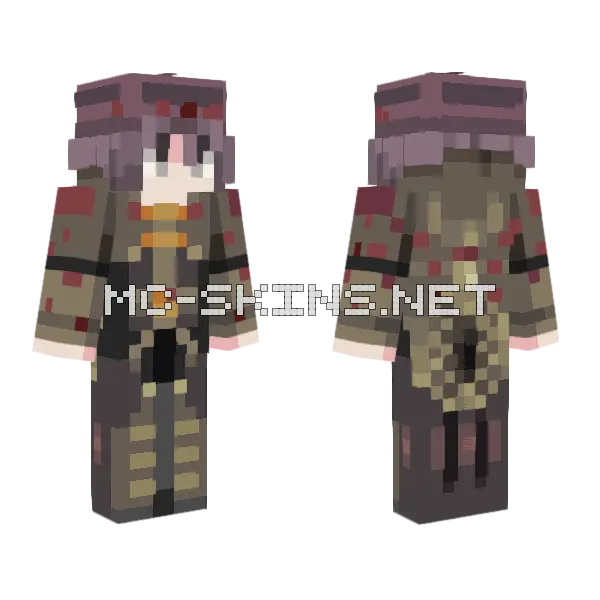 Redstone Knight Request Minecraft skin, front and back