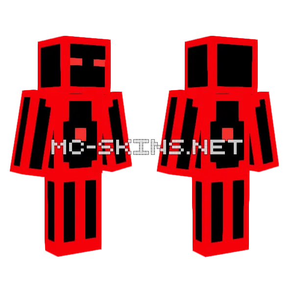 Redy Minecraft skin, front and back