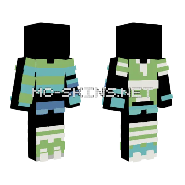 Reed Weekly Raffle Minecraft skin, front and back