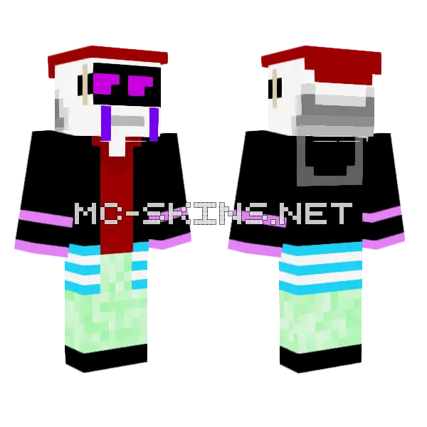 Refresh Errorfresh Shipchild Minecraft skin, front and back
