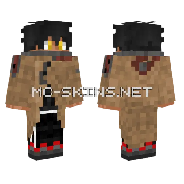 Regummy Minecraft skin, front and back
