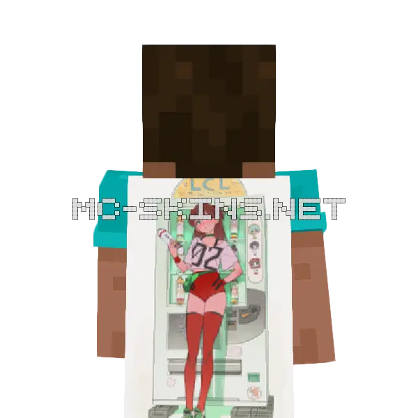 Rei Ayanami Chibi cape, outside and lining