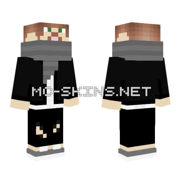 Relaxmine Minecraft skin, front and back