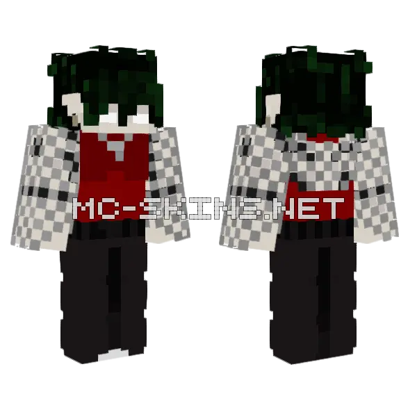 Reliving Party Minecraft skin, front and back