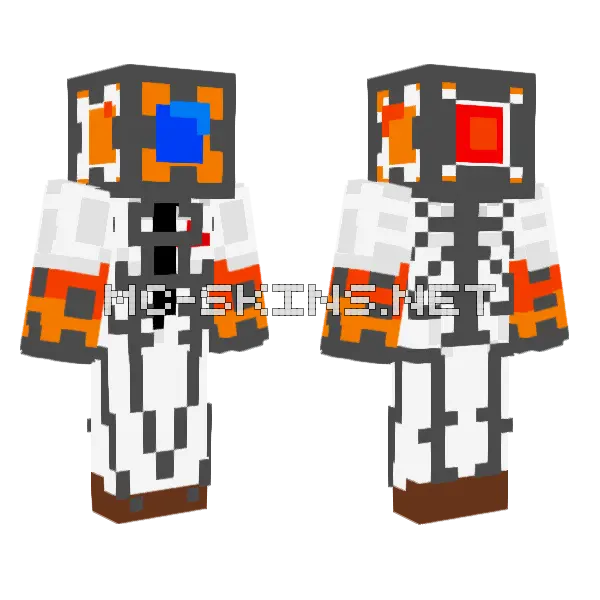 Rely Suit Test 1 Minecraft skin, front and back