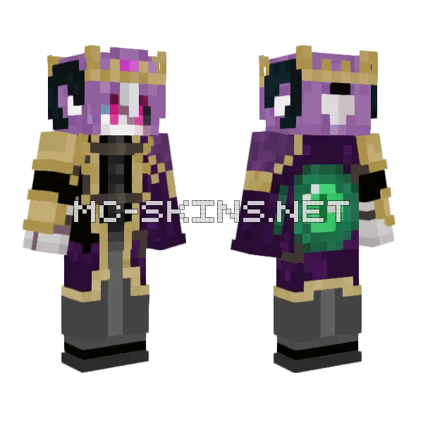 Remade Endo OG Skin Minecraft skin, front and back