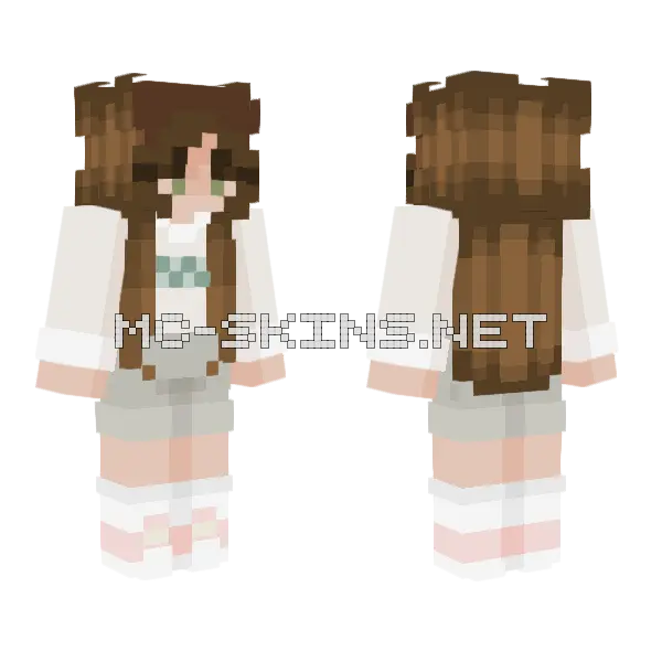 Remake Minecraft skin, front and back