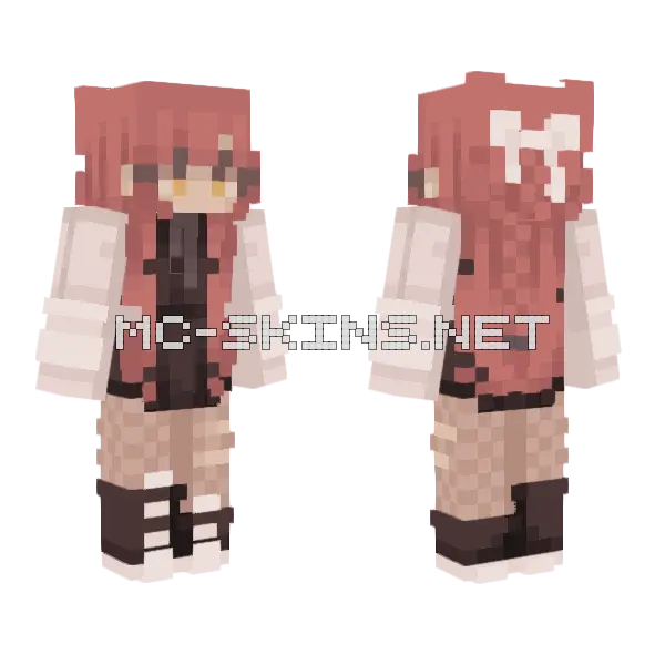 Remake Minecraft skin, front and back