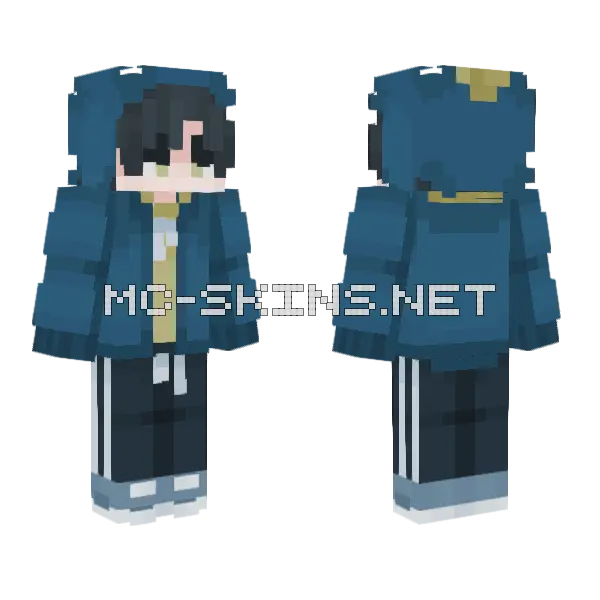 Remake Craig Tucker Minecraft skin, front and back