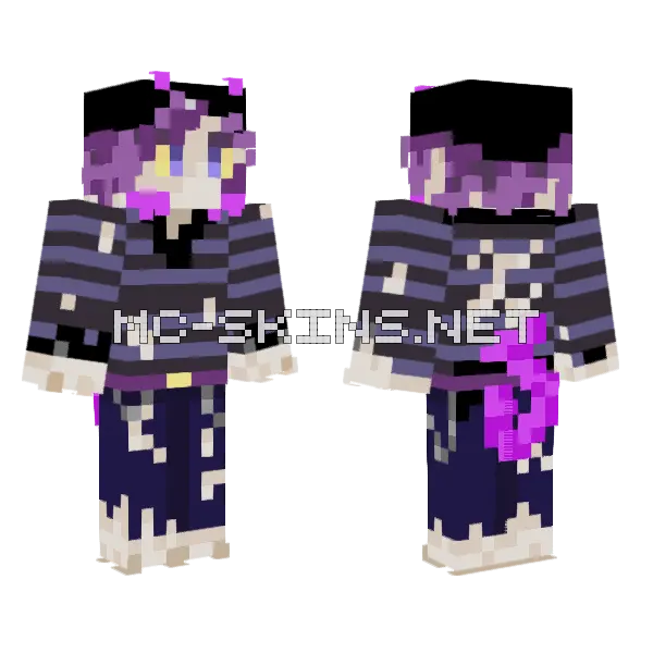 Remaking Yet Again Minecraft skin, front and back