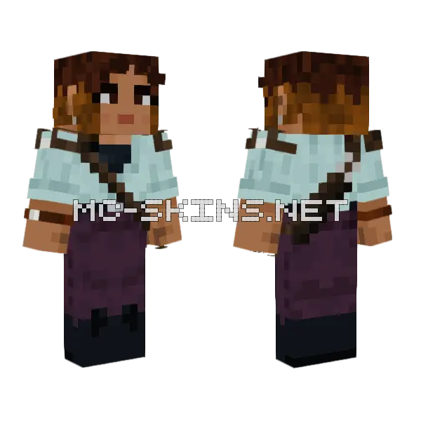 Remix 3 Minecraft skin, front and back