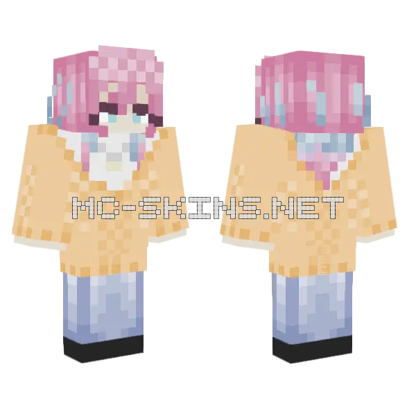 Ren 14dwy Minecraft skin, front and back