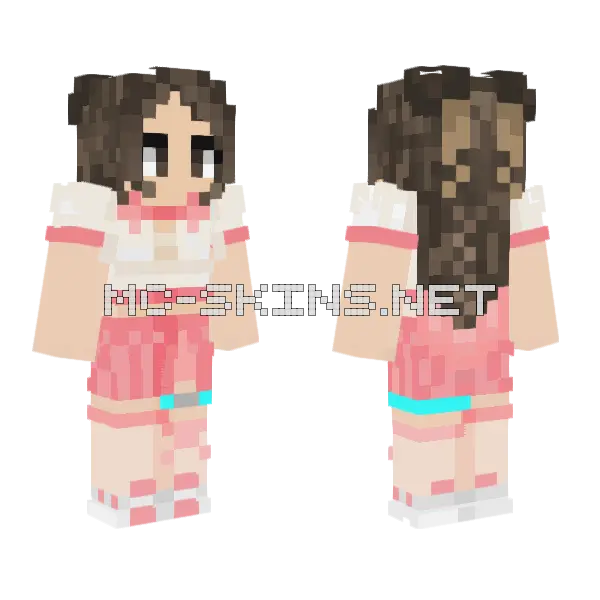 Renrize Girl Minecraft skin, front and back