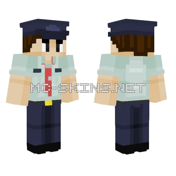 Reporting From Duitde Minecraft skin, front and back