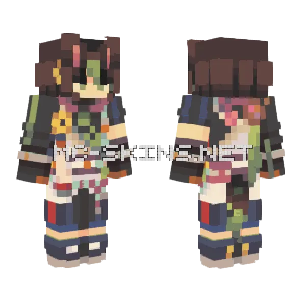 Repost Tignari Not Mine Minecraft skin, front and back