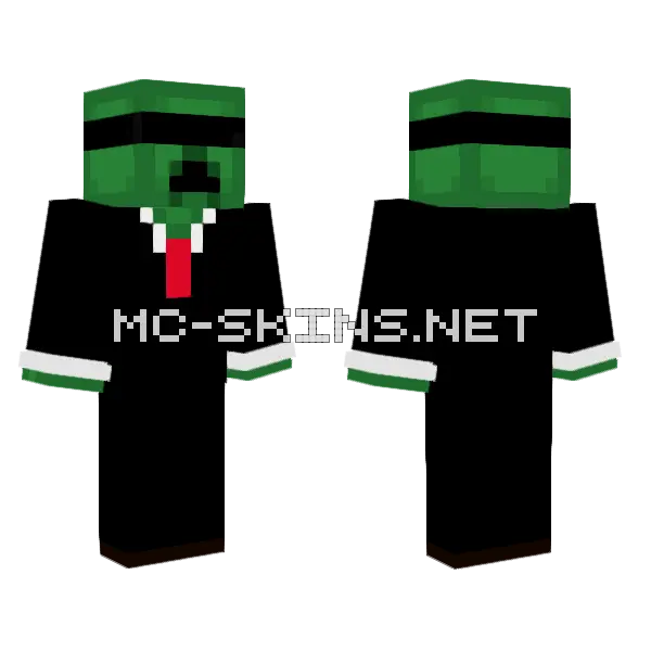Requested Hive Styled Minecraft skin, front and back