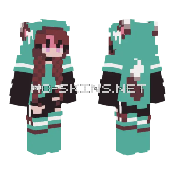 Reshade Bc Yes Minecraft skin, front and back