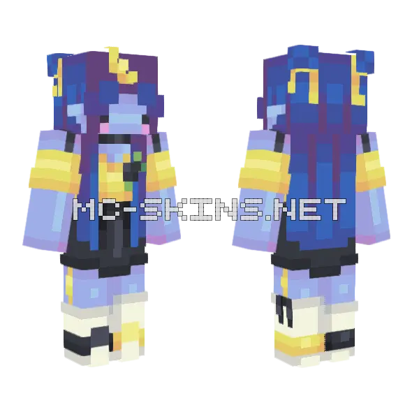 Reshade Results Minecraft skin, front and back