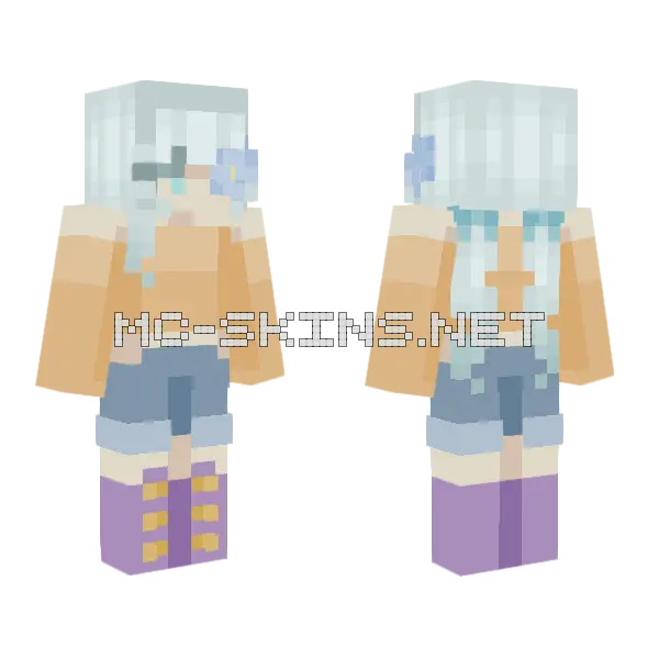 Reshade Results Minecraft skin, front and back