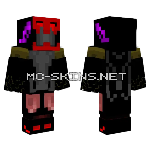 Reshaded Monster Skin Minecraft skin, front and back
