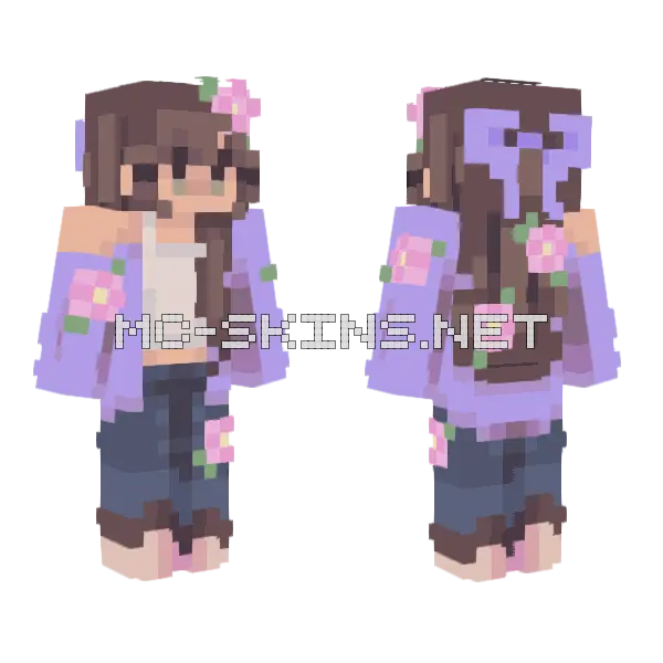 Reshaded Reshade Minecraft skin, front and back