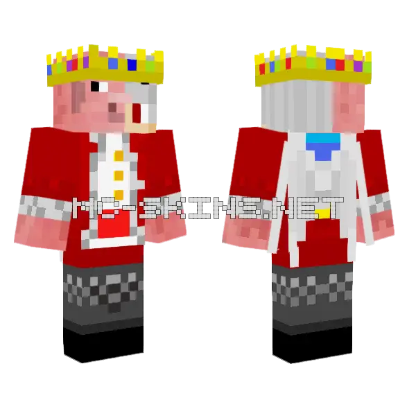 Rest In Piece Technoblade Minecraft skin, front and back