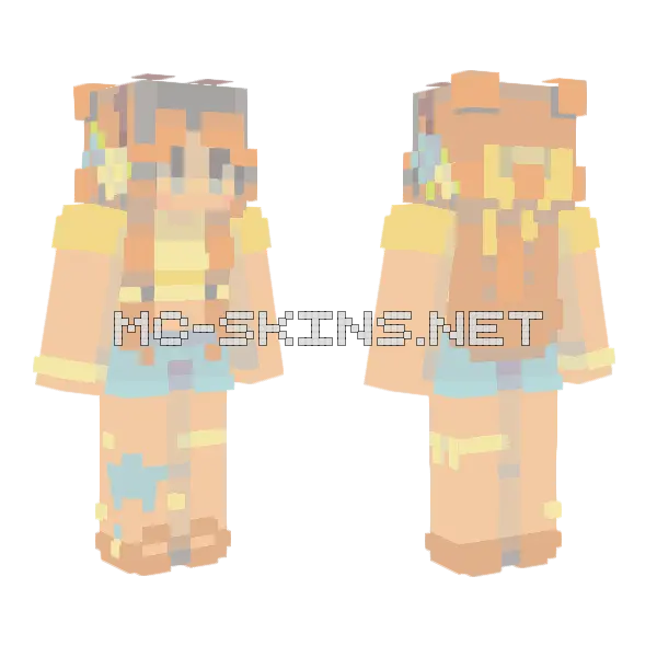 Results Minecraft skin, front and back