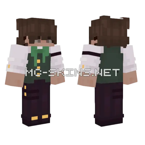 Reupload Of My Skin 2 Minecraft skin, front and back