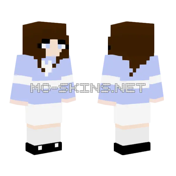 Revamp Minecraft skin, front and back