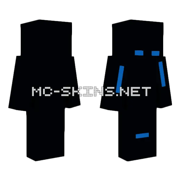 Reverse Skin Minecraft skin, front and back