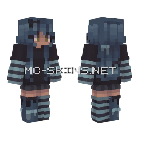 Revolution Rcce Minecraft skin, front and back