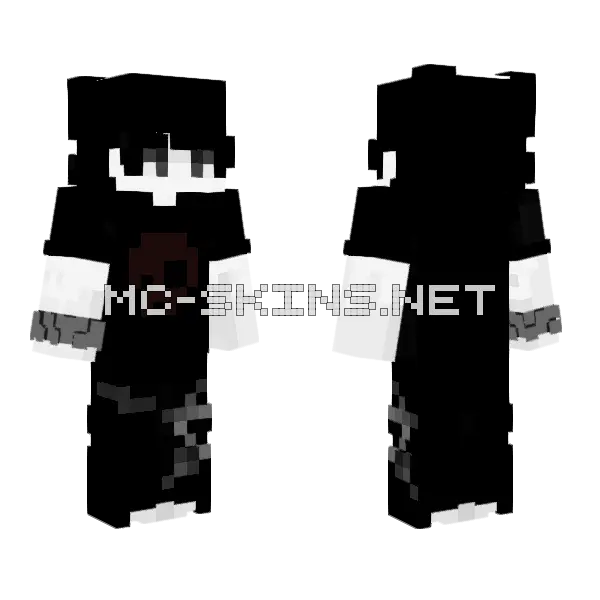 Rewekk Minecraft skin, front and back