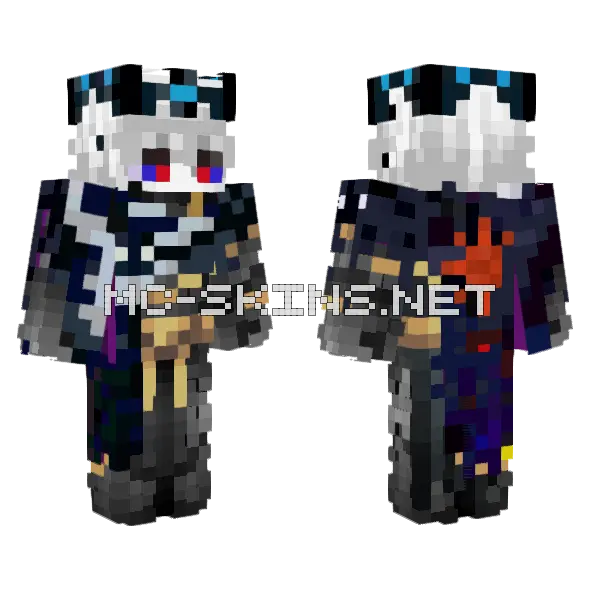 Rexxy Khuf Minecraft skin, front and back