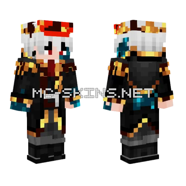 Rey Pesadilla Minecraft skin, front and back