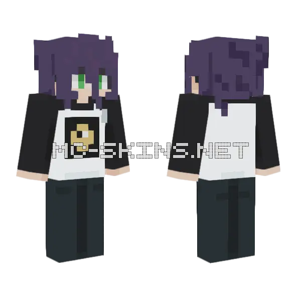 Reze Skin Minecraft skin, front and back