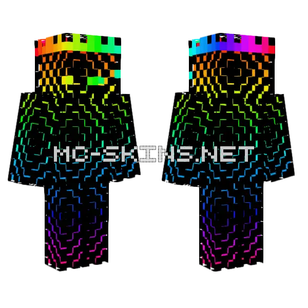 Rgb Blob Outfit, front and back