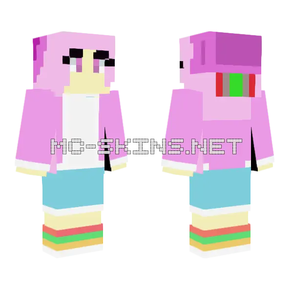 Rh Oc But In Minecraft Minecraft skin, front and back