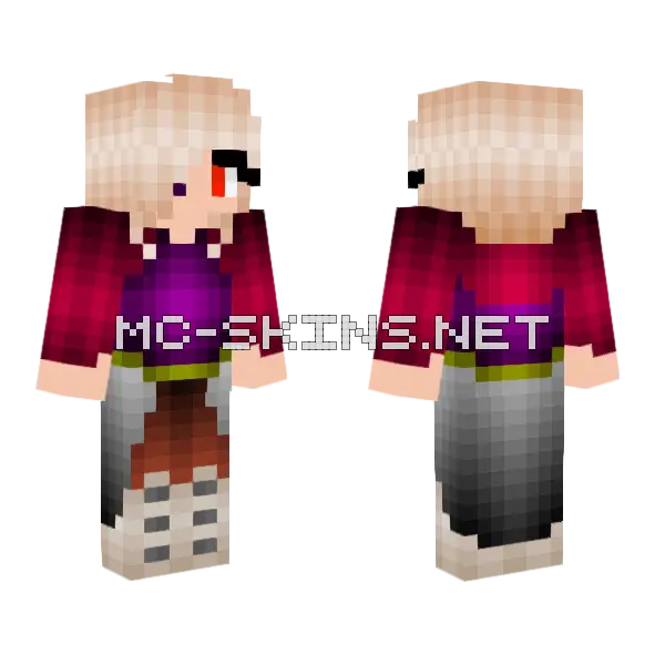 Rhea Demigoddess Minecraft skin, front and back