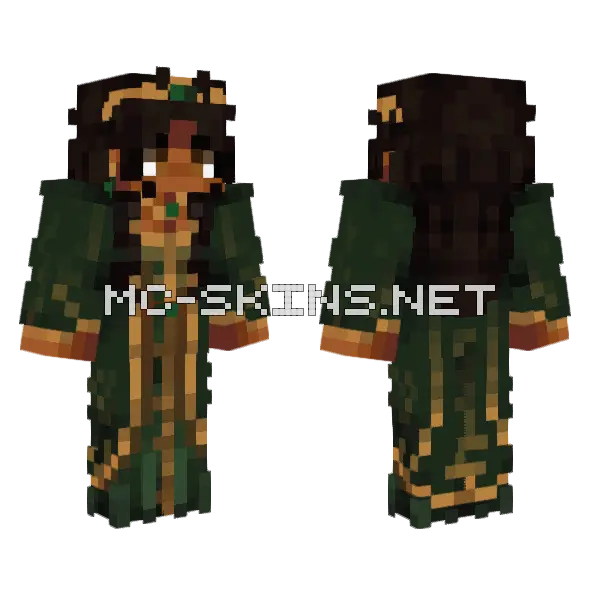 Rhea Elmsworth Royal Skin Minecraft skin, front and back