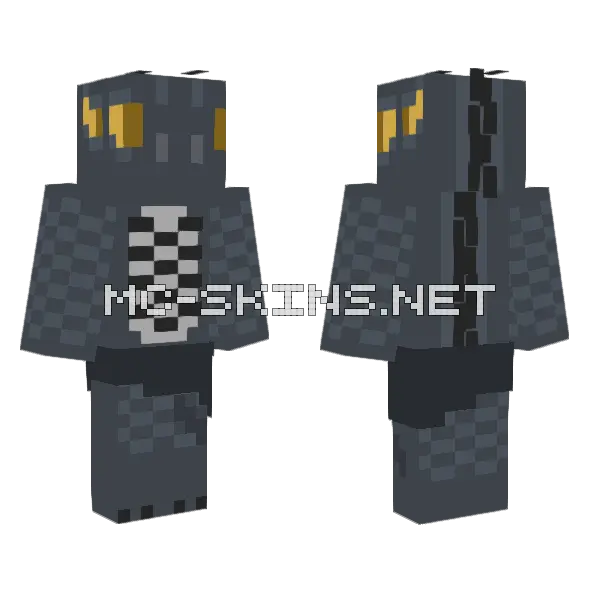 Rho Monster Skin Minecraft skin, front and back