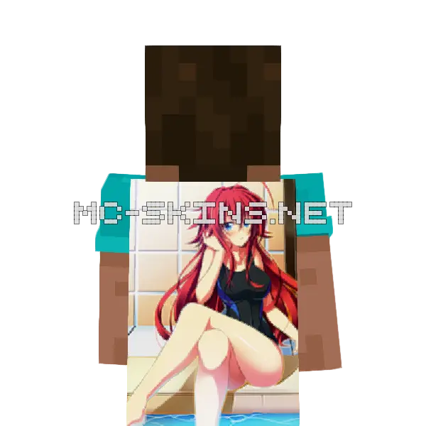 Rias Gremory Swimsuit cape, outside and lining