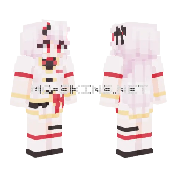 Rica Minecraft skin, front and back