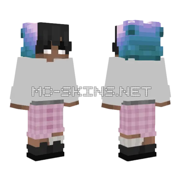 Richy Minecraft skin, front and back