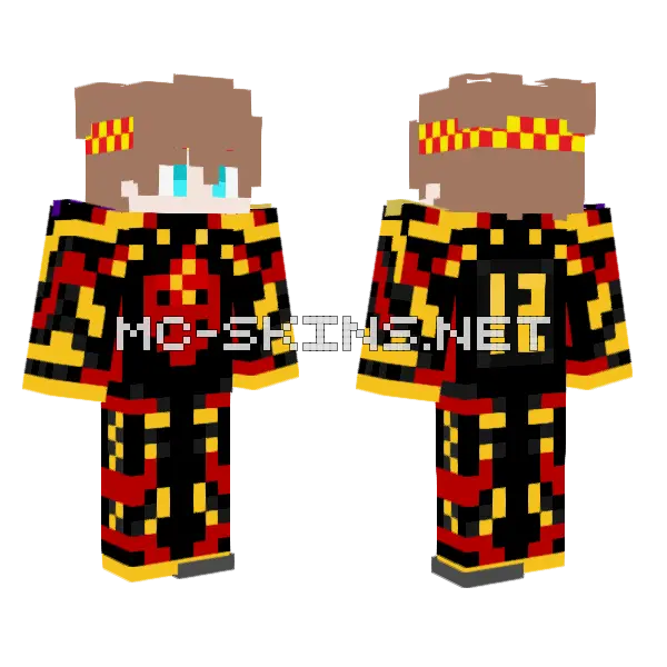 Rico Nr12 Minecraft skin, front and back