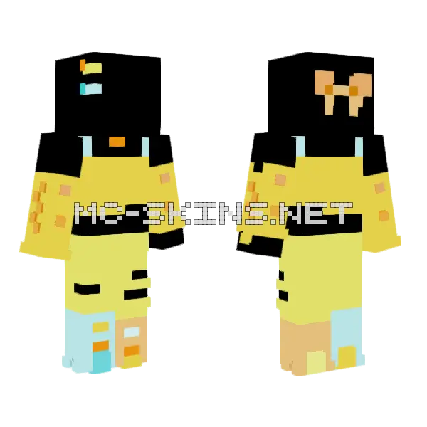 Riddle Rq Minecraft skin, front and back