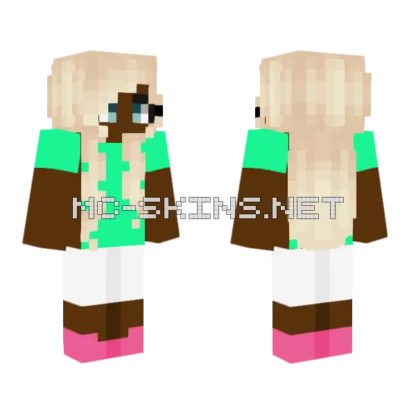 Ride Minecraft skin, front and back
