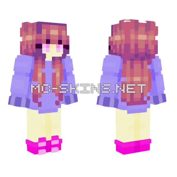 Ride The Fall Winds Minecraft skin, front and back