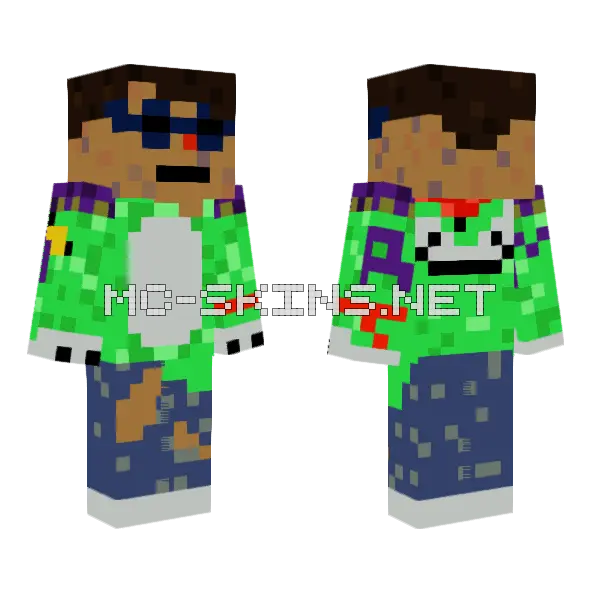 Ridelmarcus Con Un Poco De Presupuesto Minecraft skin, front and back