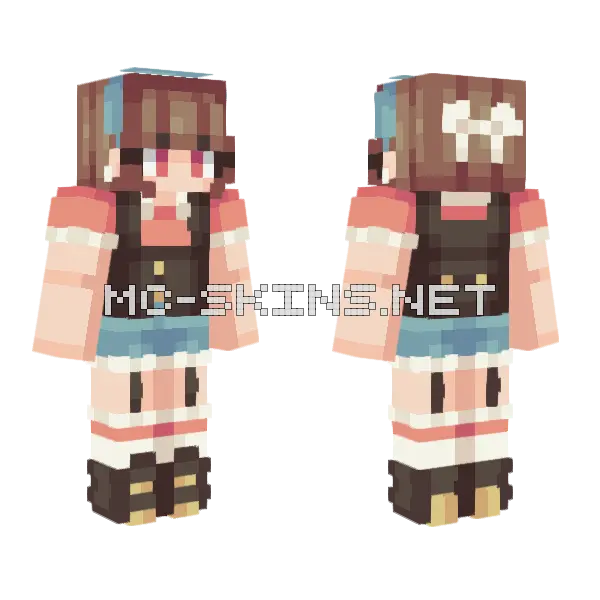 Riding Home From Sunset Te Minecraft skin, front and back