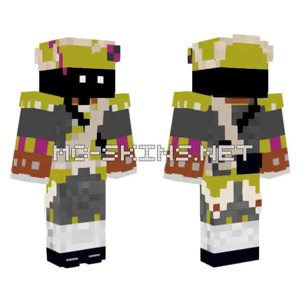 Right Hand Man Minecraft skin, front and back